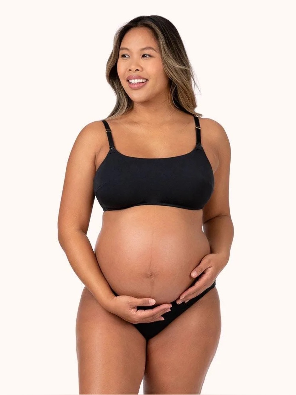 Lively All Day Nursing Bralette - Jet Black, M